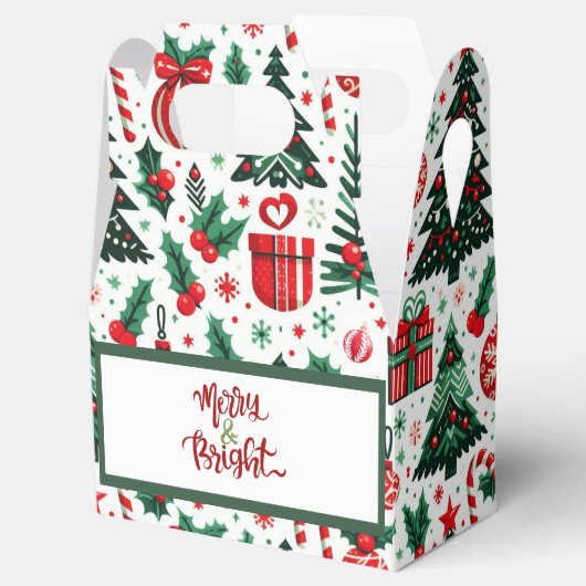 Weihnachtsbaum, Geschenke, Zuckerrohr Geschenkschachtel (Geöffnet)