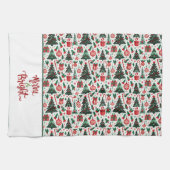 Weihnachtsbaum, Geschenke, Zuckerrohr Geschirrtuch (Horizontal)
