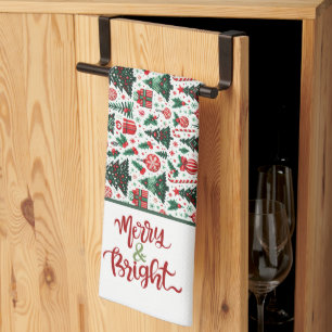 Weihnachtsbaum, Geschenke, Zuckerrohr Geschirrtuch