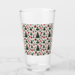 Weihnachtsbaum, Geschenke, Zuckerrohr Glas