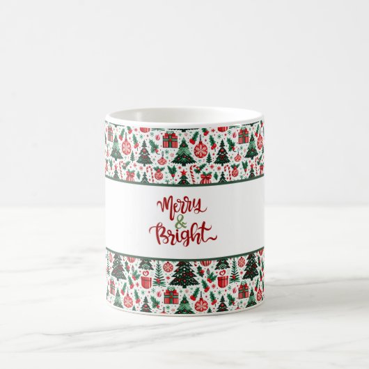 Weihnachtsbaum, Geschenke, Zuckerrohr Kaffeetasse (Mittel)