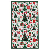 Weihnachtsbaum, Geschenke, Zuckerrohr Kleine Geschenktüte (Rückseite)