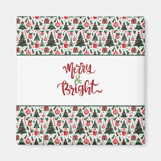 Weihnachtsbaum, Geschenke, Zuckerrohr Magnet (Vorne)