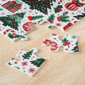 Weihnachtsbaum, Geschenke, Zuckerrohr Puzzle (Seite)