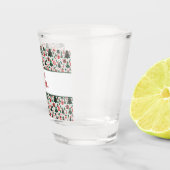 Weihnachtsbaum, Geschenke, Zuckerrohr Schnapsglas (Rechts)