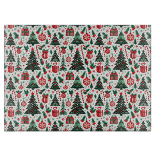 Weihnachtsbaum, Geschenke, Zuckerrohr Schneidebrett