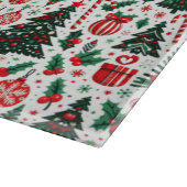 Weihnachtsbaum, Geschenke, Zuckerrohr Schneidebrett (Ecke)