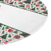 Weihnachtsbaum, Geschenke, Zuckerrohr Schneidebrett (Ecke)