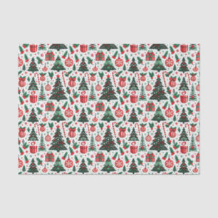 Weihnachtsbaum, Geschenke, Zuckerrohr Seidenpapier