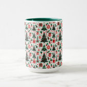 Weihnachtsbaum, Geschenke, Zuckerrohr Tasse (Zentrum)