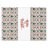 Weihnachtsbaum, Geschenke, Zuckerrohr Tischdecke (Vorderseite (Horizontal))