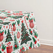 Weihnachtsbaum, Geschenke, Zuckerrohr Tischdecke (Beispiel)