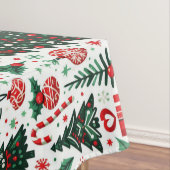 Weihnachtsbaum, Geschenke, Zuckerrohr Tischdecke (Beispiel)