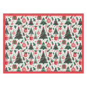 Weihnachtsbaum, Geschenke, Zuckerrohr Tischdecke (Vorderseite (Horizontal))