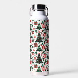 Weihnachtsbaum, Geschenke, Zuckerstange Trinkflasche