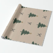 Weihnachtsbaum Geschenkpapier (Ungerollt)