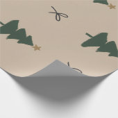 Weihnachtsbaum Geschenkpapier (Ecke)