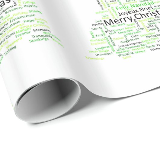 Weihnachtsbaum Geschenkpapier (Rolleneckpunkt)