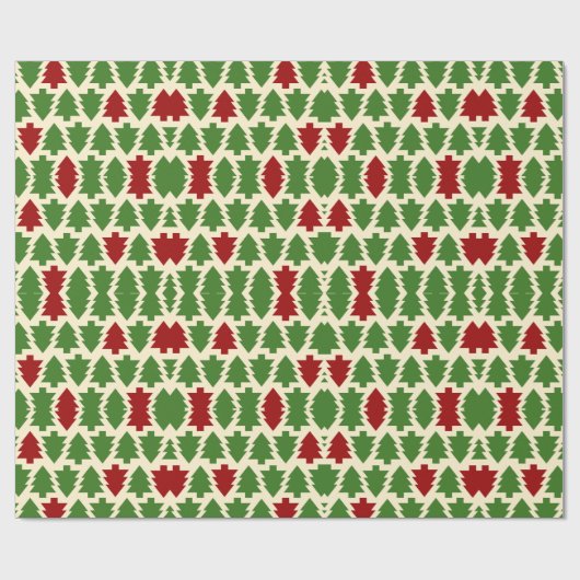 Weihnachtsbaum Geschenkpapier (Flach)
