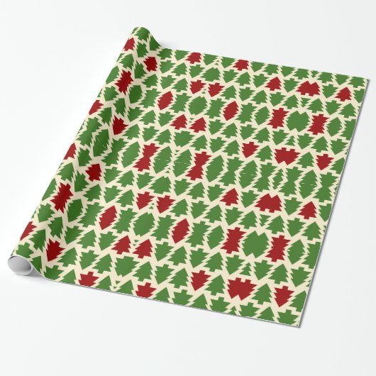 Weihnachtsbaum Geschenkpapier (Ungerollt)