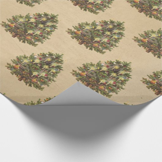 Weihnachtsbaum Geschenkpapier (Ecke)