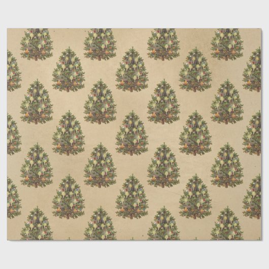 Weihnachtsbaum Geschenkpapier (Flach)