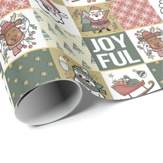 Weihnachtsbaum Geschenkpapier (Rolleneckpunkt)