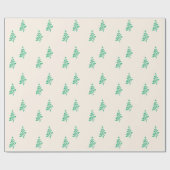 Weihnachtsbaum Geschenkpapier (Flach)