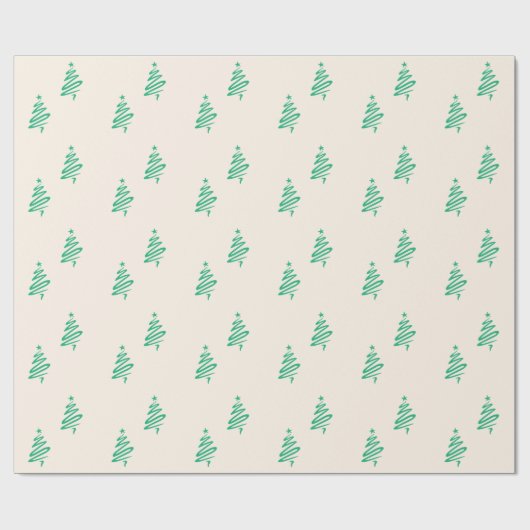Weihnachtsbaum Geschenkpapier (Flach)