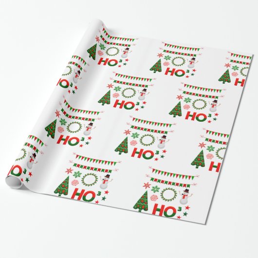 Weihnachtsbaum Geschenkpapier (Ungerollt)