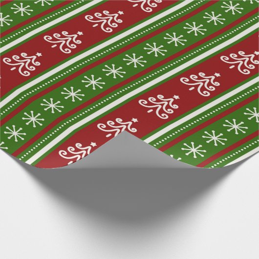 Weihnachtsbaum Geschenkpapier (Ecke)