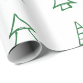 Weihnachtsbaum Geschenkpapier (Rolleneckpunkt)