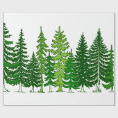 Weihnachtsbaum Geschenkpapier (Flach)