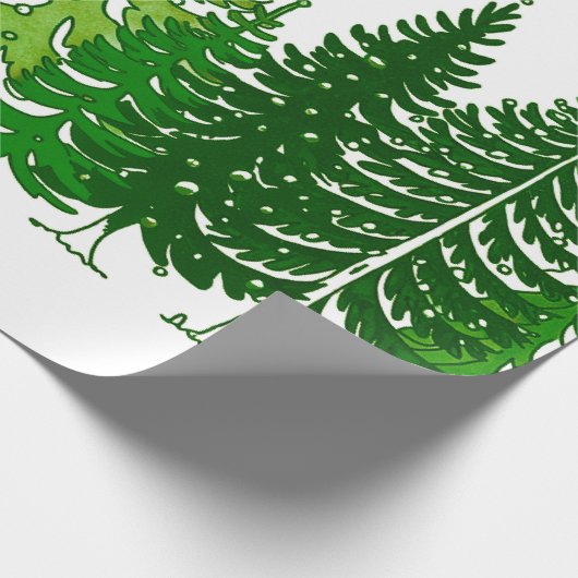Weihnachtsbaum Geschenkpapier (Ecke)