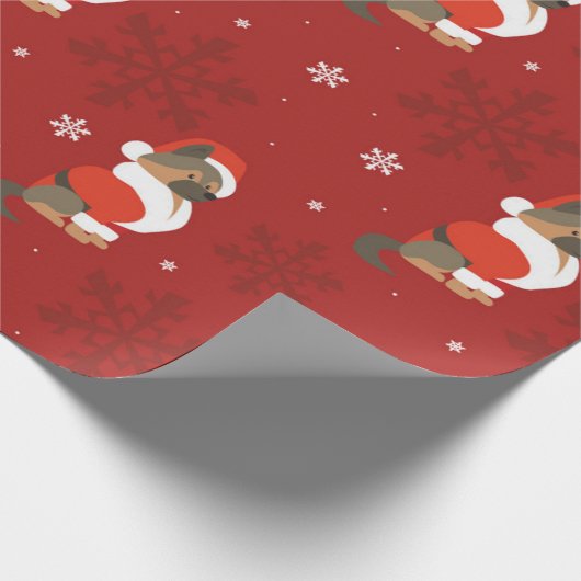 Weihnachtsbaum Geschenkpapier (Ecke)