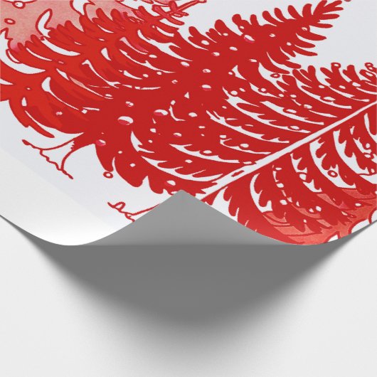 Weihnachtsbaum Geschenkpapier (Ecke)