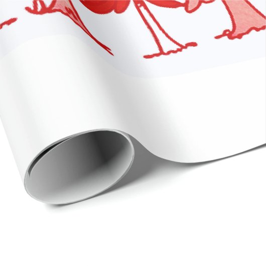 Weihnachtsbaum Geschenkpapier (Rolleneckpunkt)