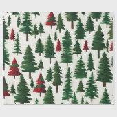 Weihnachtsbaum Geschenkpapier (Flach)