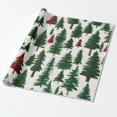 Weihnachtsbaum Geschenkpapier (Ungerollt)
