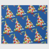Weihnachtsbaum Geschenkpapier (Flach)