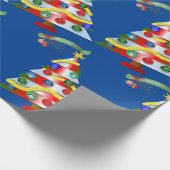 Weihnachtsbaum Geschenkpapier (Ecke)