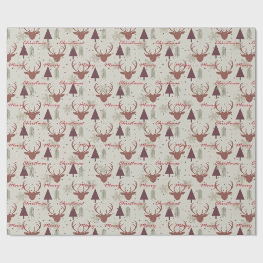 Weihnachtsbaum Geschenkpapier (Flach)