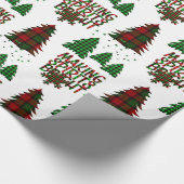 Weihnachtsbaum Geschenkpapier (Ecke)