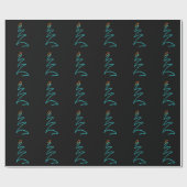 Weihnachtsbaum Geschenkpapier (Flach)