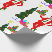Weihnachtsbaum Geschenkpapier (Ecke)