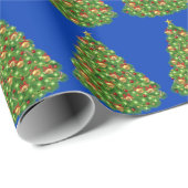 Weihnachtsbaum Geschenkpapier (Rolleneckpunkt)