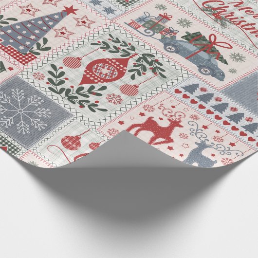 Weihnachtsbaum Geschenkpapier (Ecke)