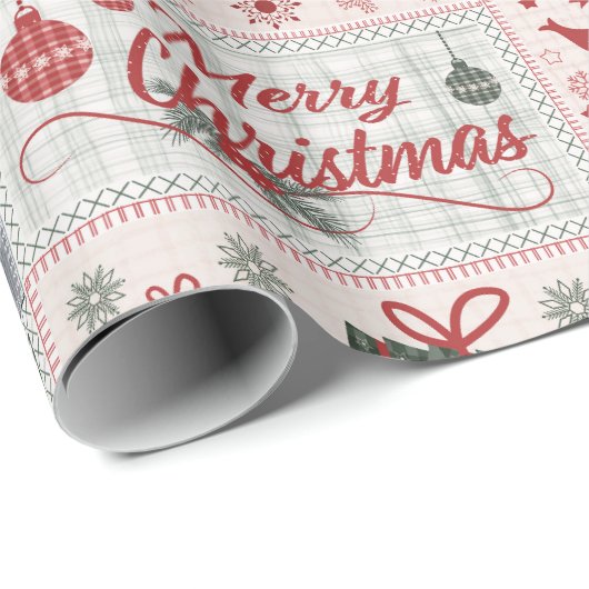 Weihnachtsbaum Geschenkpapier (Rolleneckpunkt)