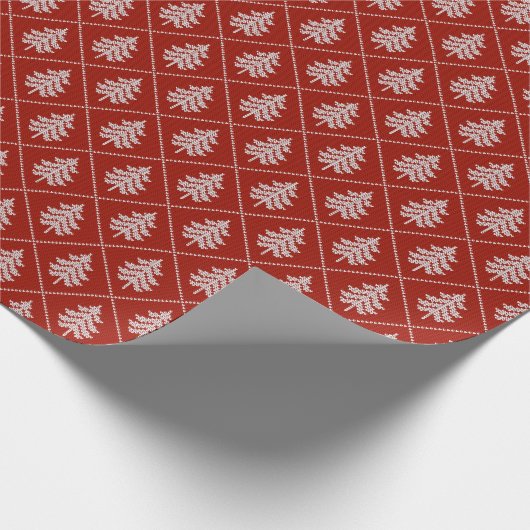 Weihnachtsbaum Geschenkpapier (Ecke)
