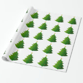 Weihnachtsbaum Geschenkpapier (Ungerollt)